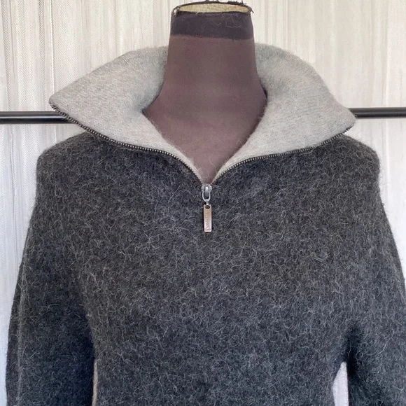 Peruvian Link 100% Alpaca men’s 1/4 zip cozy, soft, comfy pullover Size L - Picture 7 of 17